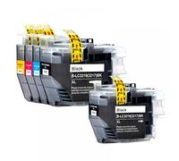 DataSonic LC3219 LC3219XL LC3217 LC3217XL El Cartucho de Tinta Funciona con MFC-J5330DW J5335DW J5730DW J5930DW J6530DW J6935DW 5 Pack(1set Plus 1BK)