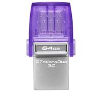 Datatraveler MicroDuo 3C Interfaz Doble Pendrive USB, 64GB - DTDUO3CG3/64GB