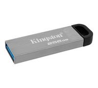 DataTraveler Unidad Flash USB Kyson de 256 GB, Lápiz USB plateado, 256 GB, USB tipo A, 3.2 Gen 1 (3.1 Gen 1), 200 MB/s, Sin tapa, Plata