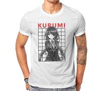 Date A Live Casual Kurumi Tokisaki T Tshirts Camisetas y Tops Men Ofertas Ofertas TTshirts Camisetas y Tops Cotton Harajuku Tops White(X-Large)