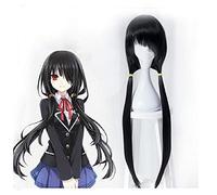 DATE A LIVE Tokisaki Kurumi Heat Resistant Synthetic Wig Black Brown Gradient Sexy Synthetic Hair Cosplay Wigs