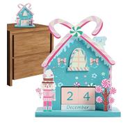 Date Blocks for Desk, Wooden Block Calendar, House Shape Desk Calendar, Daily Date Display Blocks, Month Date Display Blocks, Desktop Decoration Calendar, Calendar for Teachers, Student Desk Calendar,