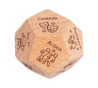 Date Night Dice - Couples Wooden Dice Game | Fun Date Dices for Couples | Food Decision and Dating Game for Romantic Nights for Boyfriend, Girlfriend, Valentine’s, Birthday, Christmas