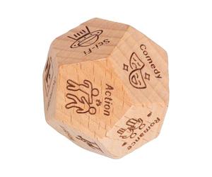 Date Night Dice - Date Dicee Couples Dicees | Fun Food Decision Dices Wooden Dinner Dices Romantic Game For Couples, Interactive Dice Game Set, Easy To Play, Creative Dinner Planning Tool, Engaging E