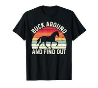 Date una vuelta y descubre Funny Horse Lover Retro Vintage Camiseta