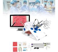 DATEN Laparoscopic Trainer Simulator,Kit de simulador de cirugía con 4 Instrumentos de Entrenamiento y 6 módulos de Entrenamiento para Uso de Entrenamiento de Estudiantes