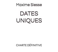 DATES UNIQUES: CHARTE DÉFINITIVE