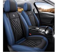 DateYcn Fundas de asiento de coche Fit para Peugeot Expert 5008 6008 608 108 4008 407 3008 408 GT 607 206 307 207 cuero impermeable y transpirable 5 plazas asiento piezas de coche, negro azul