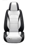 DateYcn Fundas de asiento de coche para Evoque Discovery Sport Range Rover Velar Discovery 3/4/5 Protector de asiento delantero y trasero de cuero premium, color blanco