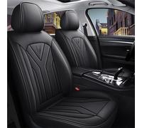 DateYcn Fundas de asiento de coche para Volkswagen Up! Golf Polo, Caravelle, Multivan, Sharan, Passat, variant, T-ROC, T-Cross, funda de asiento de piel, color negro