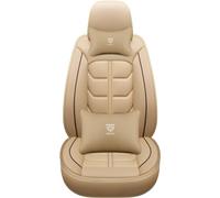 DateYcn Fundas de asiento de coche para Volvo Xc90 S60 S80 V40 V50 V70 3D Todo Incluido Cuero 5 Asientos Accesorios Beige Lujo