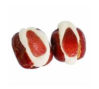 Dátiles de hojaldre con crema de fresa, envueltos individualmente, snack, frutos secos y frutas confitadas(250g)