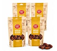 Dátiles Sin Hueso, Dátiles Frit Ravich, Alto contenido de fibra y Potasio, Sin Gluten, Producto sin sal, Parte de una dieta variada y equilibrada, Contiene 4 unidades de 180 g