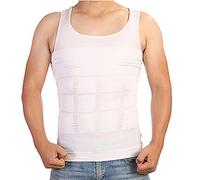 DATO Hombres Talladora Camiseta Sin Mangas del Chaleco de la Conformación de Cuerpo Elástico