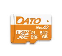 DATO Tarjeta de memoria microSDXC Advance Plus de 512 GB, UHS-I, C10, U3, V30, A2, 4K UHD, hasta 160/150 MB/s, para teléfonos móviles, tabletas, consolas de juegos, cámaras, drones y equipos