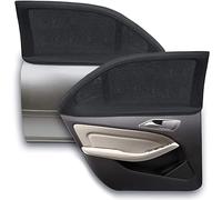 DATONGERGANG Parasol Coche para VW Touran 2025-2015, Pack de 4 Protector Solar Ventana Lateral con Protección UV Cortinillas Coche Bebé Malla Ventana Negra