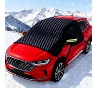 DATONGERGANG Protector para Parabrisas para Ford EcoSport II 2017-2022, Cubierta de Nieve del Parabrisas Plegable Parabrisa Delantero UV Lluvia Funda Accesorios Automóviles