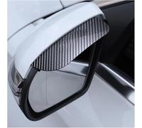 DATONGERGOUZI 2 Piezas de Lluvia para Espejo Retrovisor Coche para Porsche Panamera 2017-2025, Fibra de Carbono Espejo Lateral para Lluvia para Coches