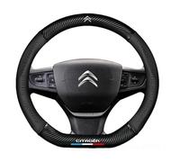 DATONGERGOUZI 37-39cm Funda Volante para Citroen C4 Grand Picasso 2 2013-2022, Funda Volante Cuero, Funda Antideslizante para Volante, Funda de Volante de Microfibra, Durable,D