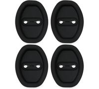 DATONGERGOUZI 4 Piezas Tapa Protectora Cerradura Puerta Coche para Jaguar X-Type Estate 2003-2009, Cubierta Protectora de Silicona, Protección para Puertas de Coche (Negro)