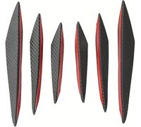 DATONGERGOUZI 6 Piezas Spoiler Parachoques Delantero para Citroen C5 Aircross SUV 2018-2024, Alerón Delantero para Coche, Spoiler de Parachoques Delantero