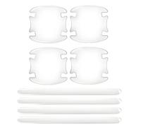 DATONGERGOUZI 8 Piezas Protector Manillar Coche para Audi A6 Avant 2020-2024, Película de Protección de Pintura, Película Protectora Transparente para Coche