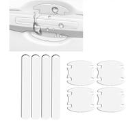 DATONGERGOUZI 8 Piezas Protector Manillar Coche para Dacia Sandero Stepway 3.Gen 2.Gen 2021-2024, Película de Protección de Pintura, Película Protectora Transparente para Coche