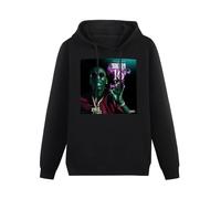 DATONGXINGFU 16 Zips Young Dolph Funny Hoodies Long Sleeve Pullover Loose Hoody Mens Sweatershirt Black 3XL