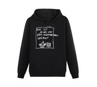 DATONGXINGFU Danger Dan This Is All Covered by Artistic Freedom Funny Hoodies Long Sleeve Pullover Loose Hoody Mens Sweatershirt Black M