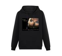 DATONGXINGFU Sinead O'Connor I Do Not Want What I Havent Got Men's Pullover Hoodies Unisex Cotton Hip Hop Print Sweatshirts Black M