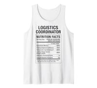 Datos curiosos del coordinador de logística Camiseta sin Mangas