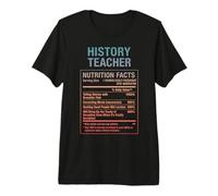 Datos Curiosos del Maestro de Historia Camiseta Premium