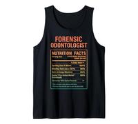 Datos curiosos del odontólogo forense Camiseta sin Mangas