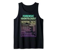 Datos curiosos del odontólogo forense Camiseta sin Mangas