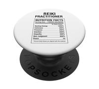 Datos curiosos del practicante de Reiki PopSockets PopGrip Adhesivo