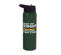 Datos curiosos sobre Alemania No es divertido en Alemania Stainless Steel Insulated Water Bottle