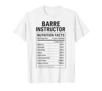 Datos de Barre Instructor Camiseta
