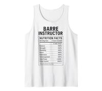 Datos de Barre Instructor Camiseta sin Mangas