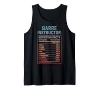 Datos de Barre Instructor Camiseta sin Mangas