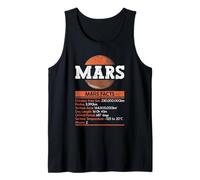 Datos de Marte - Amante del Espacio Planeta Marte Camiseta sin Mangas