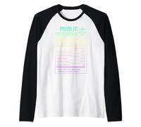 Datos del Defensor público Camiseta Manga Raglan