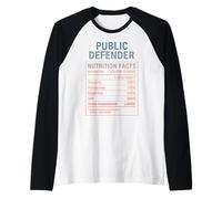 Datos del defensor público Camiseta Manga Raglan