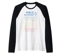 Datos del Defensor público Camiseta Manga Raglan