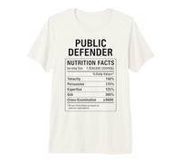 Datos del Defensor público Camiseta Premium