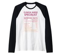 Datos del especialista en enfermería clínica Camiseta Manga Raglan