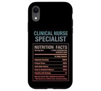Datos del especialista en enfermería clínica Carcasa para iPhone XR