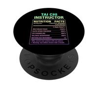 Datos del instructor de Tai Chi PopSockets PopGrip Adhesivo