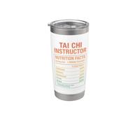 Datos del instructor de Tai Chi Vaso térmico de acero inoxidable de doble pared