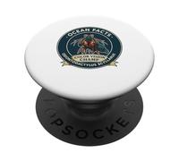 Datos del océano: camarón Mantis - Regalo científico de Color Vision Champ PopSockets PopGrip Adhesivo