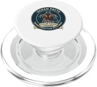 Datos del océano: camarón Mantis - Regalo científico de Color Vision Champ PopSockets PopGrip para MagSafe